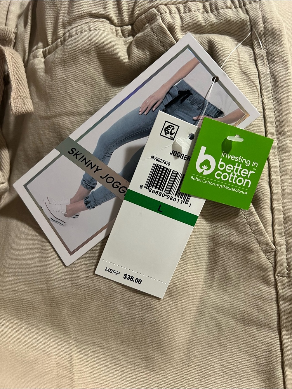 NWT - Tinseltown Supersoft Cotton Skinny Jogger - Picture 9 of 9